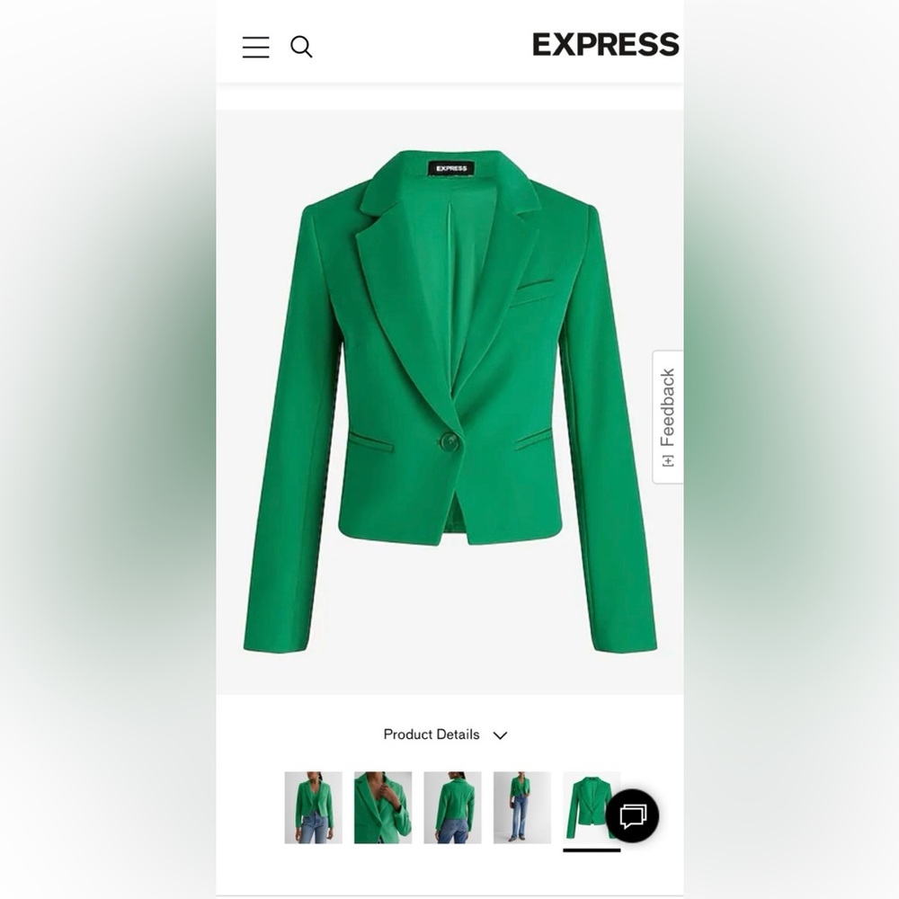 Express short blazer
